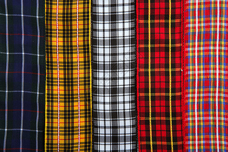 苏格兰塔坦布织布磁带图案背景纺织品格子团体服装短裙风俗材料文化羊毛织物图片