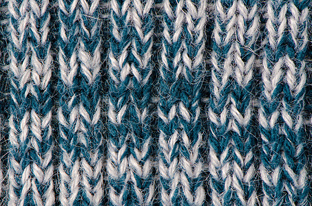 尼特羊毛纹理材料环形蓝色毛衣纺织品编织风格裙子针织品装饰图片