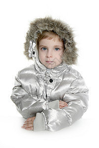 冬季大衣小姑娘女婴儿女性外套乐趣青年帽子幸福女孩孩子季节图片