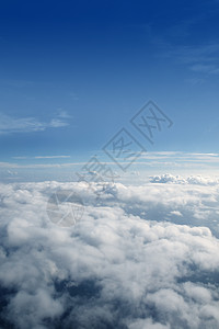 从航空飞机上看到蓝色空中云层天堂气候季节天气云景水分墙纸地平线晴天太阳图片