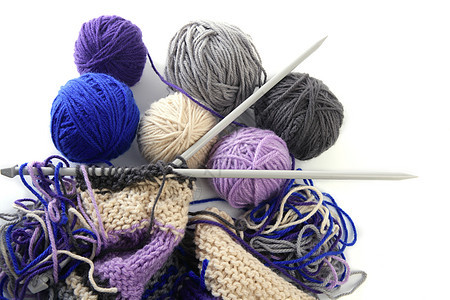 配羊毛线球编织工具材料爱好工艺细绳棉布衣服绳索创造力针织手工图片