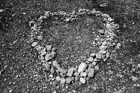 心形像石头的爱符号海岸线地标海岸欲望戏剧性假期海滩地面传统土壤图片