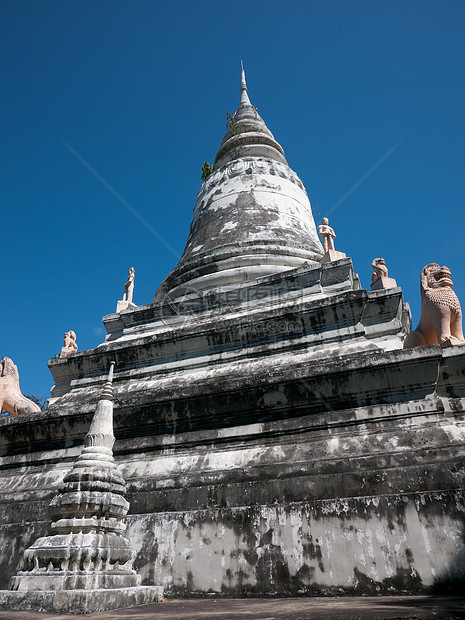 柬埔寨Wat Phingon的Stupa图片