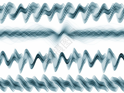 声音波音乐蓝绿色白色溪流墙纸海浪示波器正弦波技术背景图片