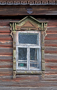 旧木窗风化框架乡村建筑窗户木板平带国家村庄壁架图片