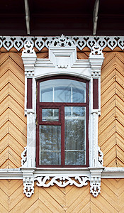 旧木板装饰窗户图片