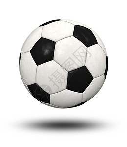 足球球闲暇游戏圆圈剪裁玩具运动插图皮革空气小路图片