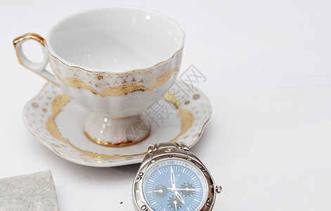 茶茶时间状态染料食物茶包反射健康饮食杯子陶器液体餐具图片