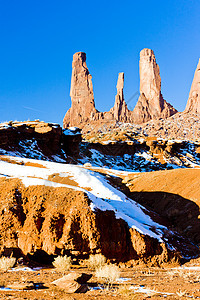 犹他州阿里索纳古迹谷国家公园三姐妹会侵蚀构造干旱旅行外观岩石风景地质学地质图片