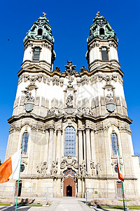 波兰西里西亚Krzeszow朝圣教堂世界教会历史外观景点大教堂旅行建筑学位置历史性图片