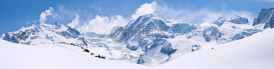 瑞士阿尔卑斯山脉山区景观图片