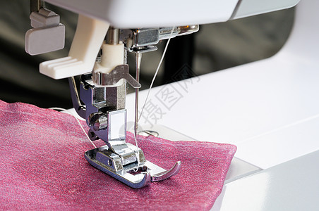 缝衣机关门宏观缝纫金属针线活纺织品机器图片