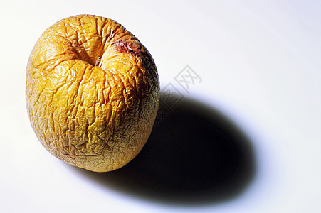 腐烂苹果水果宏观食物白色农业图片
