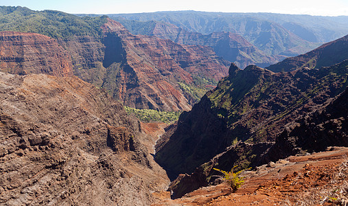 考艾的瓦伊梅亚峡谷地质学山脉地形地层悬崖戏剧性崎岖山沟侵蚀天堂图片