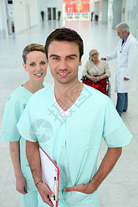 一支医疗专业人员团队在工作注册诊所治疗专家药品临床护士男人疾病外科图片