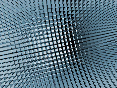 蓝色金属屏幕几何学闪光墙纸光泽网格图片