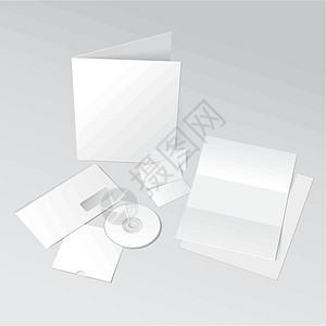 ID 模板名片光盘身份空白邮件白色文件夹文档信封床单图片