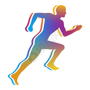 人慢跑跑步赛车有氧运动平衡位图男人运动图片