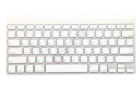 白色现代键盘图片