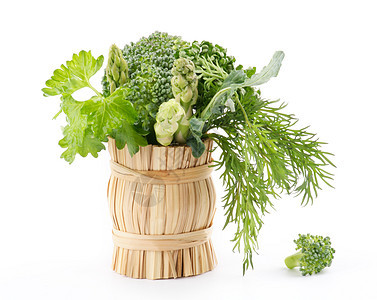 绿色布束草本植物食物季节产品生物美食发芽剥皮美味饮食图片