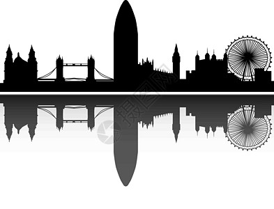 伦敦天际大教堂办公室车轮城市摩天大楼教会插图天空地标旅行图片
