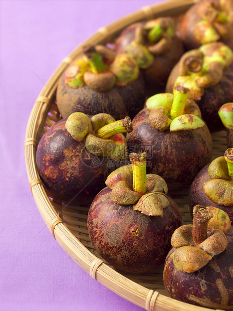 芒果篮子矿物水果紫色藤黄维生素热带食物矿物质图片