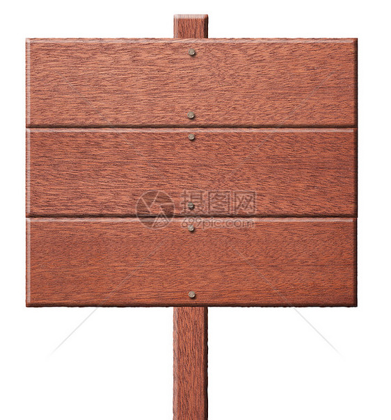木牌孤立木板邮政框架路标木头空白棕色广告牌控制板图片