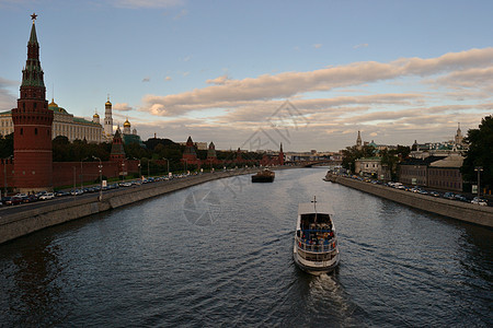 莫斯科河波浪地标天空蓝色黑色码头图片