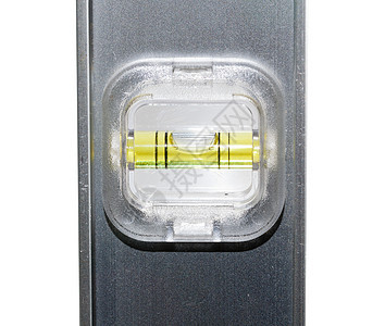 铝标尺中的构建者精神水平宏观液体厘米工作乐器黄色测量光学气泡平衡图片