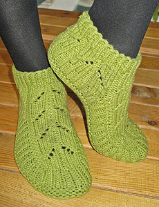 手织女性拖鞋女士袜子衣服手工图片
