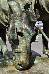 马雕像德克萨斯青铜艺术雕塑图片