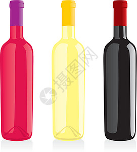经典形状葡萄酒瓶美食食物餐厅拉子用餐插图瓶子桌子艺术酒吧图片