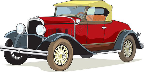 旧有色车发动机汽车头灯合金保险杠推介会插图车辆引擎轮胎图片