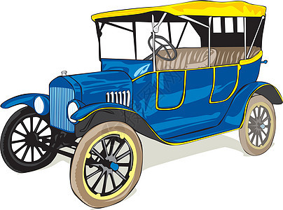古旧的奇特彩色汽车头灯插图引擎旅行发动机合金轮胎推介会车轮跑车图片