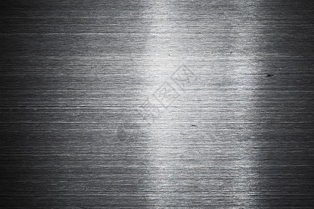 金属背景盘子墙纸灰色拉丝工业反射床单抛光空白反光图片