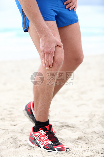 膝腿疼痛 - 跑中受伤图片