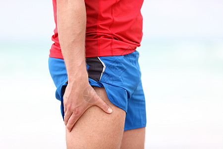 运动损伤 - 大腿肌肉肌肉疼痛图片