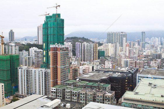 香港市中心市风景房子住宅住房财产商业民众景观城市经济家庭图片