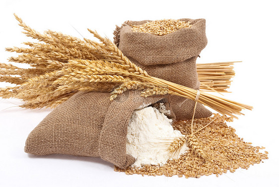面粉和小麦谷物解雇粮食燕麦玉米面包季节木板耳朵农场食物图片