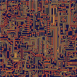 无缝矢量纹理  电路板电路插图电子硬件科学电子产品正方形电脑网络芯片图片