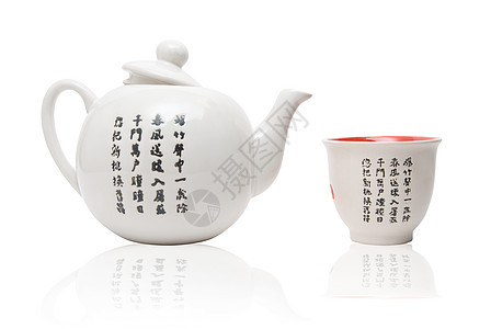 亚洲风格的茶叶服务花朵饮料艺术传统陶器工作室餐具玻璃食物图片