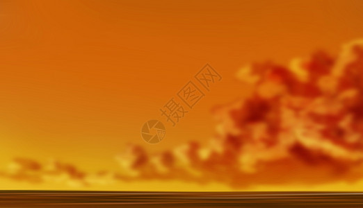 日落天空背景日落橙子戏剧性雨云插图云景天空自由图片