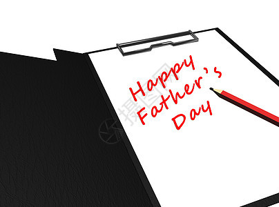 快乐父亲的一天贺词写在纸上素描展示定制帆布礼物爸爸白色铅笔空白框架图片