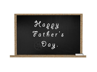 快乐的父亲的一天信息素描艺术品白色定制框架帆布生日艺术爸爸空白背景图片