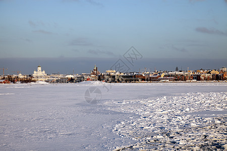 赫尔辛基市中心的建筑设计联盟建筑学结构白色建筑公寓背景图片