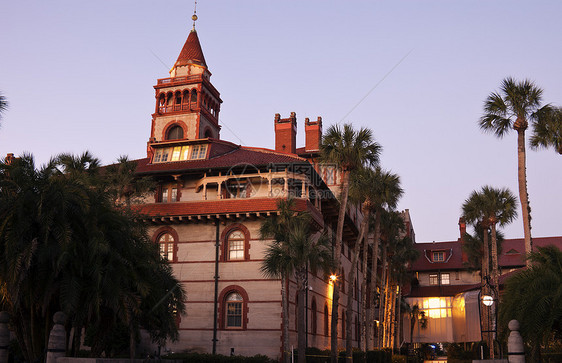 圣奥古斯丁历史建筑Flagler学院教育建筑历史性棕榈建筑学图片