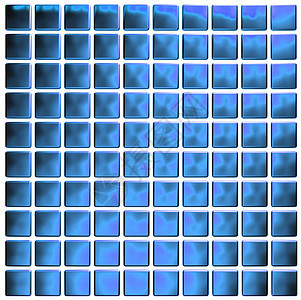 蓝色马赛克石头玻璃网格浴室立方体装饰建筑艺术金属奢华图片