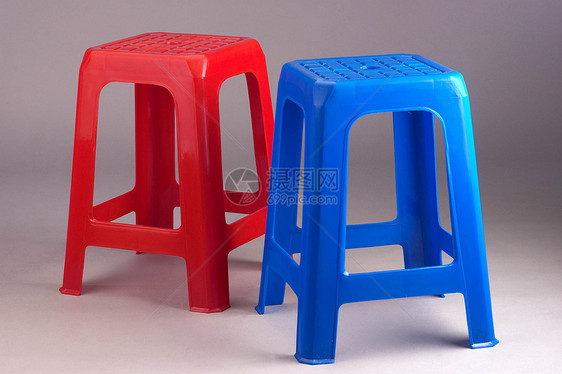 塑料椅静物凳子椅子机动性背景座位纯色图片