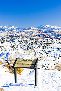 美国犹他州犹他州上蓝色透视旅行世界外观风景海角位置山脉图片