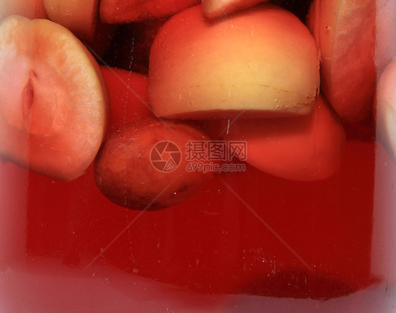 玻璃罐中罐装苹果罐玻璃饮料香料蔬菜用具营养水果浆果美食厨房图片